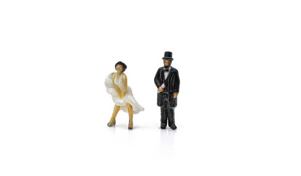 Woodland Scenics A2862 O, Historical Figures, 2 figures - House of Trains