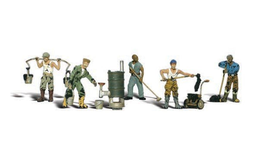 Woodland Scenics Accents 2128 N, Roofers, 8 Pieces - House of Trains