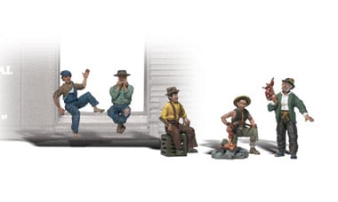 Woodland Scenics Accents 2138 N, Hobos, 7 Pieces - House of Trains