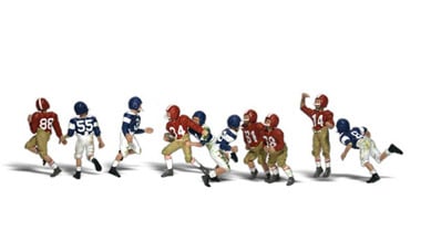 Woodland Scenics Accents 2169 N, Youth Foodball Players, 9 Pieces - House of Trains