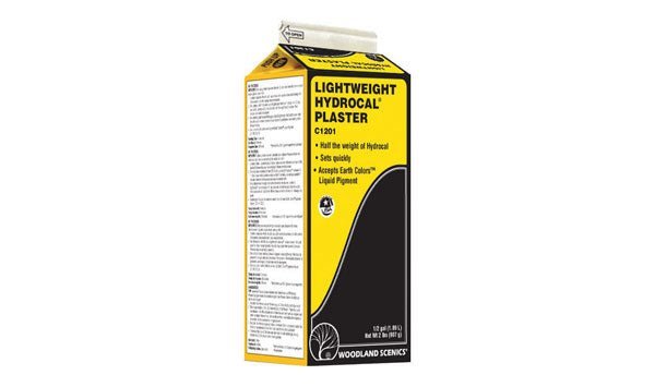 Woodland Scenics C1201 Lightweight Hydrocal, 1/2 Gallon (2 Lbs) - House of Trains
