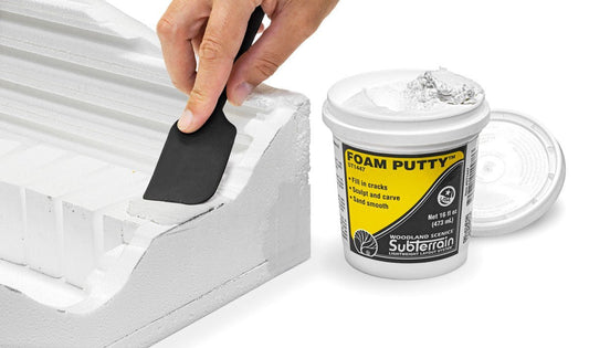 Woodland Scenics ST1447 Foam Putty, Pint - House of Trains