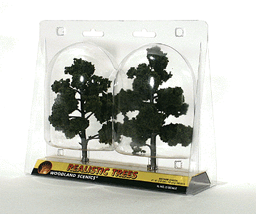 Woodland Scenics TR1513 Realistic Trees, Medium Green, 5" - 6" - House of Trains