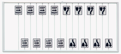 Tichy Train Group 8263 HO Misc Road Signs #2 (16 Pieces)