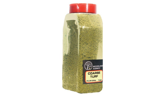 Woodland Scenics 1361, 57.7ci, 945cm3, Coarse Turf, Shaker, Yellow Grass