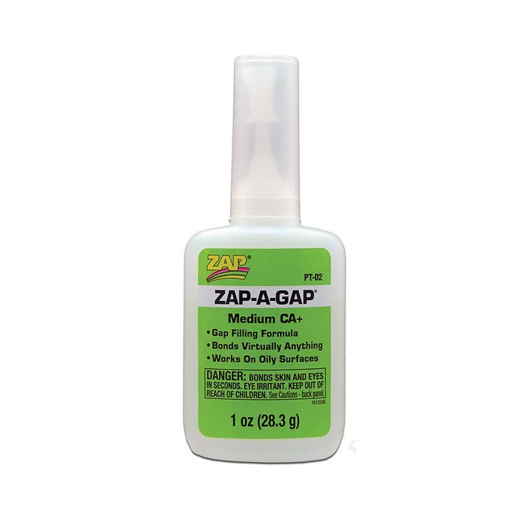 Zap - A - Gap PT - 02 Medium CA+, Gap Filling, 1 Oz. - House of Trains
