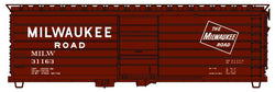 Accurail 3993 HO, 40' Rib Side Box Car, 1963 Herald and Billboard Lettering, MILW, 31163 - House of Trains