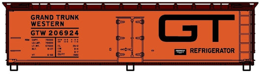 Accurail 4859 HO, 40' Wood Reefer, Grand Trunk Western, GTW, 206924 - House of Trains