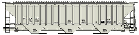 Accurail 6545 HO, Pullman Standard Covered Hopper, Canadian Pacific, CP, 390087 - House of Trains