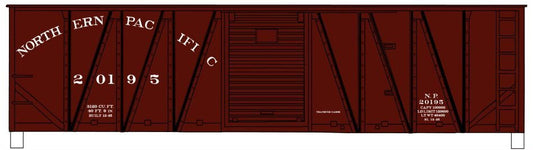 Accurail 81441 HO, 40' Single Sheath Wood Box Car, Northern Pacific, NP, 20195 - House of Trains