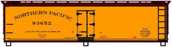 Accurail 81442 HO, 40' Wood Reefer, Northern Pacific, NP, 93652 - House of Trains