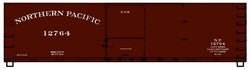 Accurail 81443 HO, 40' Double Sheath Wood Box Car, Northern Pacific, NP, 12764 - House of Trains