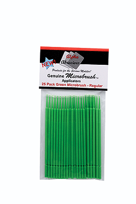 Alpha Abrasives Microbrush 1302 Green Microbrush - Regular (25 Pieces) - House of Trains