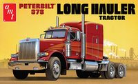 AMT 1169 1:24 Scale, Peterbilt 378 Long Hauler Tractor, Over 300 Parts - House of Trains