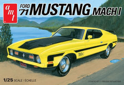 AMT 1262, 1971 Ford Mustang MACH I 1:25 Scale Model Kit - House of Trains