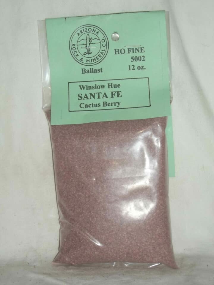 Arizona Rock and Mineral Co. 500-2 HO Scale Ballast (11oz.) Winslow Santa Fe Mauve - House of Trains