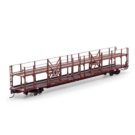 Athearn 15041 N, F89F 89'8" Auto Rack Flat Car, Northern Pacific, BTTX, 913435 - House of Trains