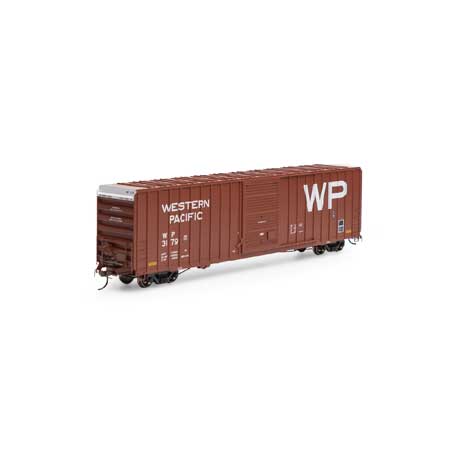 Athearn 16126 HO, 60' FMC High Cube Box Car, ex-Post Box Car, Western Pacific, WP, 3179 - House of Trains
