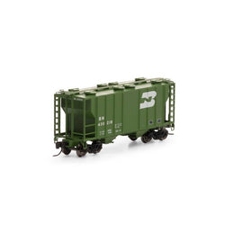 Athearn 17240 N, PS 2600 2-Bay Covered Hopper, BN, 430218 - House of Trains