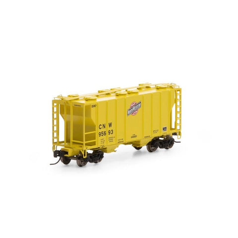 Athearn 17245 N, PS 2600 2-Bay Covered Hopper, CNW, 95693 - House of Trains