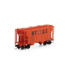 Athearn 17248 N, PS 2600 2-Bay Covered Hopper, DTI, 11101 - House of Trains