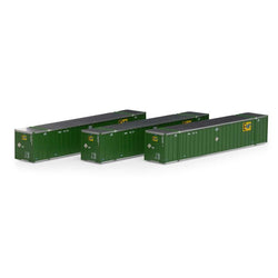 Athearn 17310 N, 53' Stoughton Container, 3-Pack, EMP, EMHU, 279077, 279013, 279083 - House of Trains