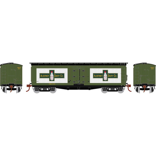 Athearn 24033 N, 40' Pfaudler Wood Milk Car, Alderney Dairy, NMCX, 103 - House of Trains
