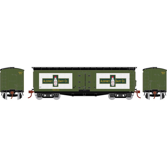Athearn 24034 N, 40' Pfaudler Wood Milk Car, Alderney Dairy, NMCX, 104 - House of Trains