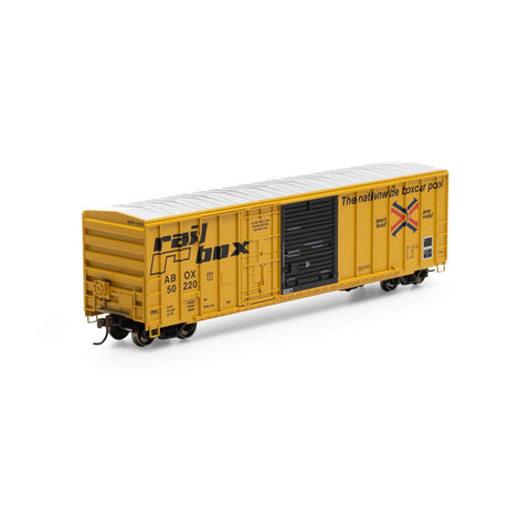 Athearn 26728 HO 50' FMC Exterior Post, Combination Door, Box Car, Railbox, Early, ABOX, 50220 - House of Trains