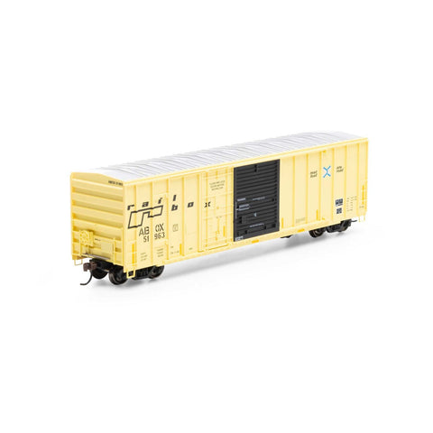 Athearn 26736 HO 50' FMC Exterior Post, Box Car, Primed for Grime, Railbox, Late, ABOX, 51963 - House of Trains