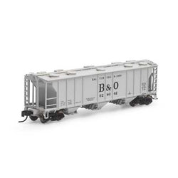 Athearn 28332 N, PS 2893 3-Bay Covered Hopper, Late Body, Baltimore and Ohio, BO, 628042 - House of Trains