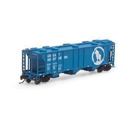 Athearn 28339 N, PS 2893 3-Bay Covered Hopper, Late Body, Great Northern, GN, 71971 - House of Trains