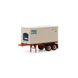 Athearn 28893 HO, 20' Reefer Container with Chassis, Beacon, BMOU, 870859 - House of Trains