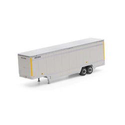 Athearn 29460 HO 40' Parcel Trailer, UPS, No Logo, Yellow Stripe, UPOZ, 80444 - House of Trains