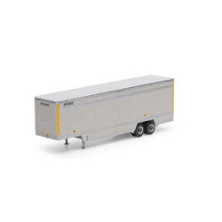 Athearn 29461 HO 40' Parcel Trailer, UPS, No Logo, Yellow Stripe, UPOZ, 80672 - House of Trains