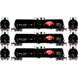 Athearn 29913 HO 30,000 Gallon Ethanol Tank Car, 3-Pack, MWTX - House of Trains