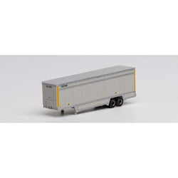 Athearn 30121 N 40' Parcel Trailer, UPS, No Logo, Yellow Stripe, UPOZ, 80888 - House of Trains