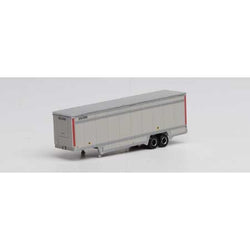 Athearn 30122 N 40' Parcel Trailer, UPS, No Logo, Red Stripe, UPSZ, 87363 - House of Trains