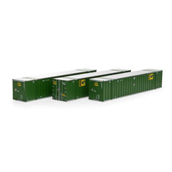 Athearn 40127 HO, 53' Stoughton Container, 3-Pack, EMP, EMHU, 279047, 279051, 279008 - House of Trains