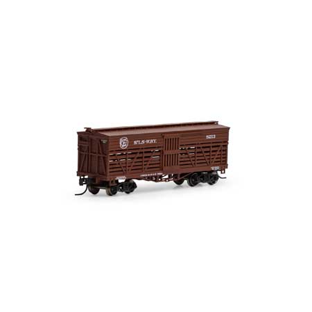 Athearn 5247 N, 36' Stock Car, Cotton Belt, SSW, 8213 - House of Trains