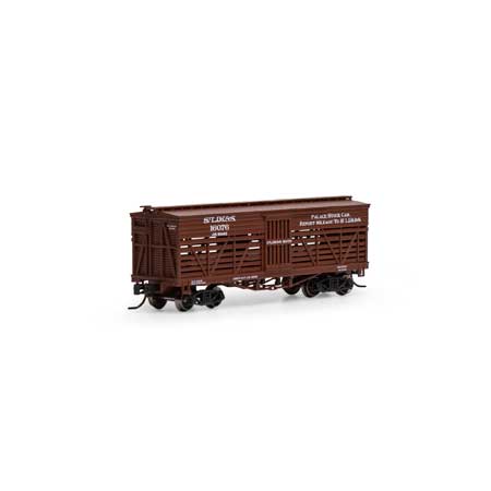 Athearn 5254 N, 36' Stock Car, St Louis, Iron Mountain and Southern, StLIMS, 16076 - House of Trains