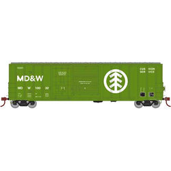 Athearn 71015 HO 50' FMC Exterior Post, Combination Door, Box Car, MDW, 10032 - House of Trains