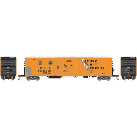 Athearn 71048 HO, 57' Mechanical Reefer, Pacific Fruit Express, PFE, 458321 - House of Trains
