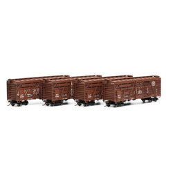 Athearn 75996 HO, 40' Stock Car, 4-Pack, Missouri Pacific, MP, 54171, 54183, 54192, 54196 - House of Trains