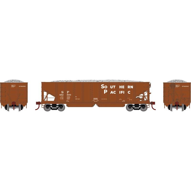 Athearn 7645 HO, 40' Outside Braced Ballast Hopper, SP, 462500 - House of Trains