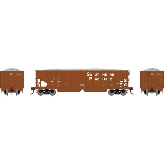 Athearn 7645 HO, 40' Outside Braced Ballast Hopper, SP, 462500 - House of Trains