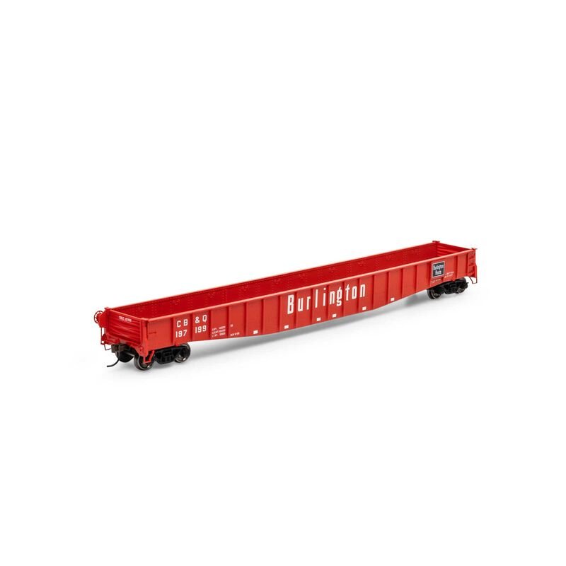 Athearn 82967 HO, 65' Mill Gondola, CBQ, 197199 - House of Trains