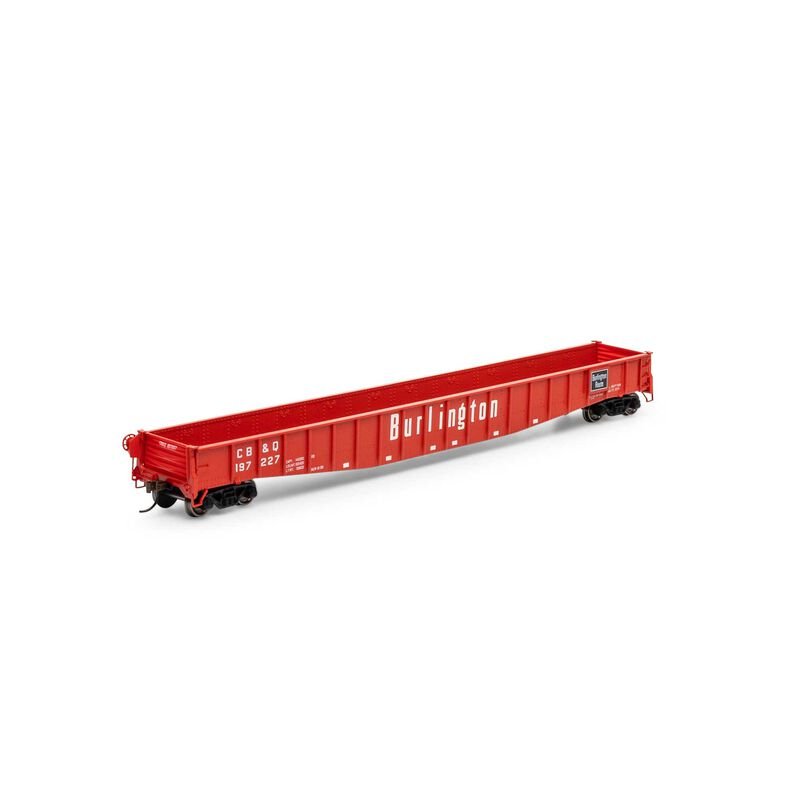 Athearn 82968 HO, 65' Mill Gondola, CBQ, 197227 - House of Trains