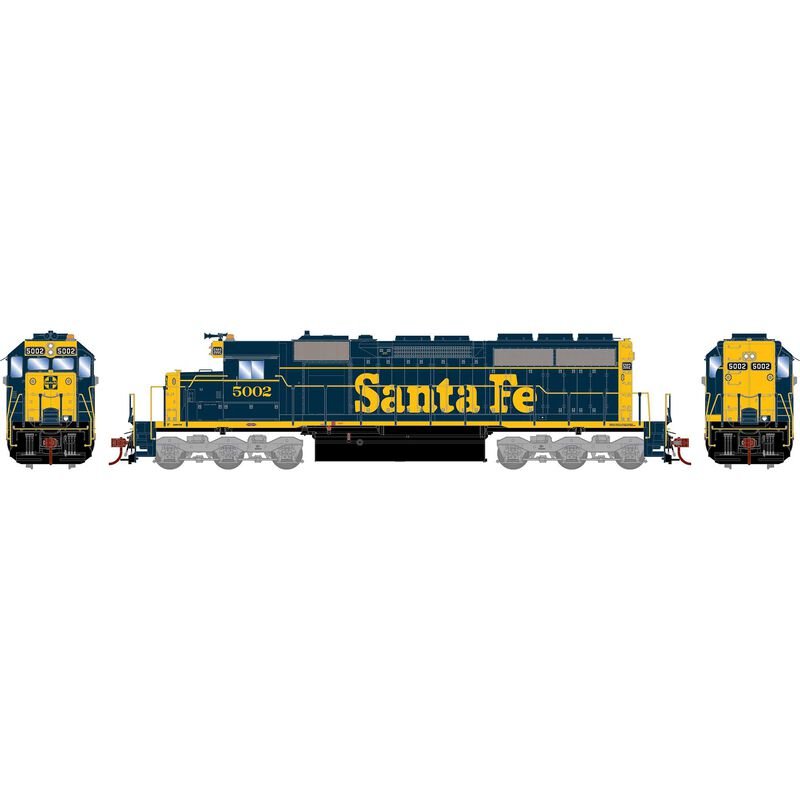 Athearn 87224 HO, SD40, DCC READY, ATSF, 5002 - House of Trains