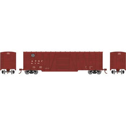 Athearn 90075 HO, 50' Single-Sheathed Outside Braced Box Car, Santa Fe, ATSF, 40565 - House of Trains